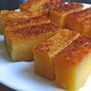 19. Tapioca Pudding Cake (ပုလောပီနံ ပူတင်းဆနွင်းမကင်း)